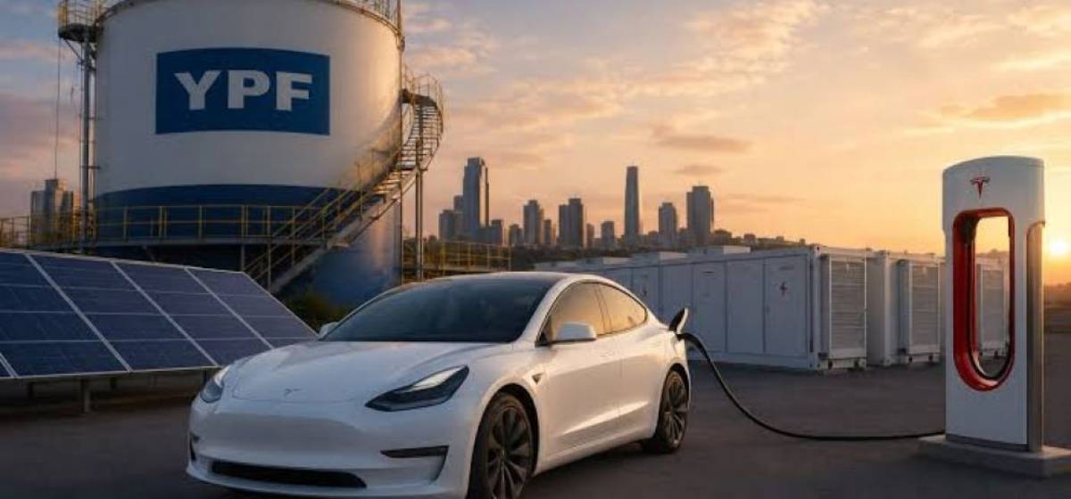 YPF y Tesla sellan alianza para acelerar la movilidad eléctrica y el almacenamiento energético en Argentina