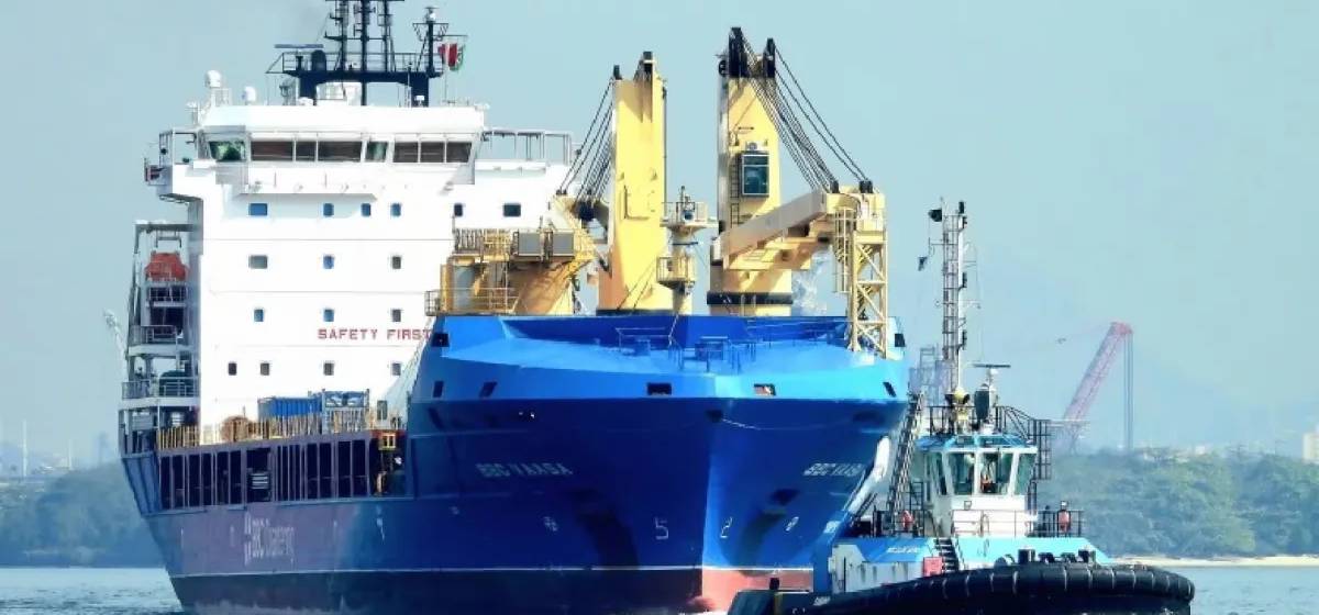 Vaca Muerta Oil Sur suma cargamento con 1.700 toneladas de acero para tanques en Punta Colorada
